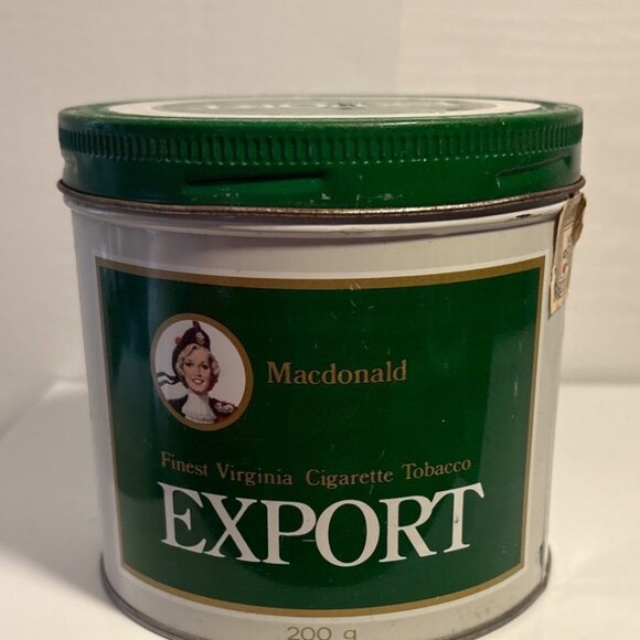 Macdonald Export Tobacco Tin Vintage Finest Virginia - Picture 5 of 7